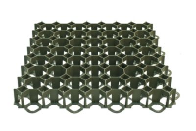 Grsarmeringsflise, 492x492x40mm, PP/PE, grn - VOTEC — plast græsarmering fra WATTOO.DK